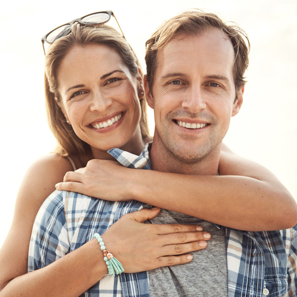 Young happy couple